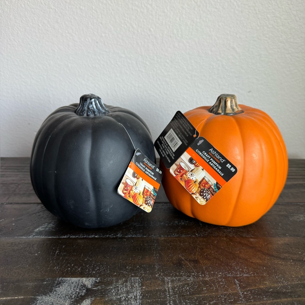 Craft Pumpkins - Set of 2